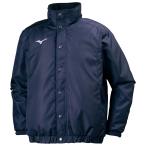 【送料無料】ミズノ 中綿ウォーマーシャツ メンズ／レディース ディープネイビー Mizuno 32JE755114