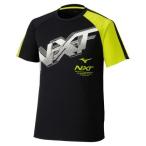 【送料無料】ミズノ N-XT Tシャツ(ラケットスポーツ) ブラック×ライムグリーン Mizuno 62JA1Z11 09