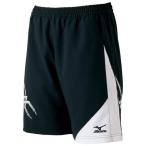 【在庫処分】【送料２９０円】ミズノ ゲームパンツ(ハーフ丈)(ラケットスポーツ) ブラック×ホワイト Mizuno 62JB6001 90