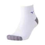 [ бесплатная доставка ] Mizuno короткие носки белый × голубой Mizuno 62JXC00172