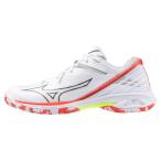 【送料無料】ミズノ ウエーブクロー 3(バドミントン)(ユニセックス) ホワイト×ブラック×レッド Mizuno 71GA244305