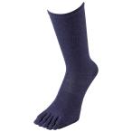 【送料無料】ミズノ ブレスサーモ・5本指インナーソックス メンズ ネイビー Mizuno 73UM53214