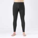 ミズノ 発熱素材 ブレスサーモアンダーウエア 厚手 for Active ロングタイツ(前開き)（メンズ） ブラック Mizuno C2JBA64109