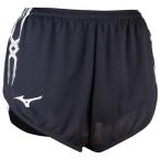 【送料２９０円】ミズノ レーシングパンツ(陸上競技)［レディース］ ブラック×ホワイト Mizuno U2MB8250 09