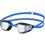 【在庫処分】スワンズ VALKYRIE(ヴァルキュリー) レーシングクッション付き スイミングゴーグル(ミラータイプ) SR-72MPAFAB ネイビー SWANS SR72MPAFAB SLNV