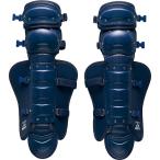 【送料無料】ゼット 少年軟式・少年ゴムソフト用レガーツ 捕手用 ネイビー ZETT BLL8333 2900