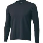 ショッピング在庫処分セール中 【在庫処分】ゼット アンダーシャツ クルーネック 長袖 ライトフィットアンダーシャツ ブラック ZETT BO8910 1900