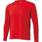 ショッピング在庫処分セール中 【在庫処分】ゼット アンダーシャツ クルーネック 長袖 ライトフィットアンダーシャツ レッド ZETT BO8910 6400