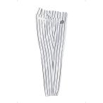 【送料２９０円】ゼット ジュニアユニフォームストライプパンツ ホワイト×ブラック ZETT BU612J 1119