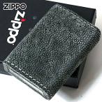 ショッピングライター Zippo ジッポライター 革巻き 本革 アフリカ 象 エレファント メール便専用商品