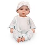 CYOMI 47cm フルシリコンベビードール、フルシリコン赤ちゃん人形、シリコン人形、ビニール不使用、目を開けたりリアルなベビートール人形