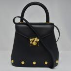 フェラガモ Salvatore Ferragamo 2WAYハンドバッグ ブラック レザー AN21 1668 上品 高級感 レディース 即日配送