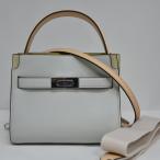 ショッピングトリーバーチ 未使用品 トリーバーチ Tory Burch Lee Radziwill リーラジウィル プチ ダブルバッグ ライトブルー/ベージュ/イエロー レディース 即日発送