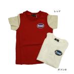 完全閉店セール 半袖Tシャツ キッズ 袖切替え ロゴ 子供服 男の子 女の子 ビージギー BE-ZIGY 100cm 110cm 120cm 130cm メール便OK TS8