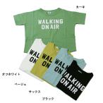 完全閉店セール 半袖Tシャツ WALKING ロゴ 子供服 アルファーレーベル 90cm 100cm 110cm 120cm 130cm 140cm 150cm メール便OK NS11.12