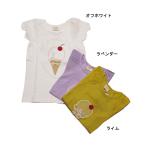 完全閉店セール 半袖Tシャツ アイス柄 子供服 女の子 トップス ラポシェビスキュイ 90cm 100cm 110cm 120cm 130cm 140cm 50%OFF メール便OK DS38