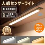 人感センサーライト LED 照明 センサーライト 充電式 フットライト 20cm 30cm 40cm 小型 モーションセンサー ナイトライト フットライト 足元灯 2024最新改良型