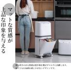 ショッピング分別 ゴミ箱 45L袋可 45リットル袋可 おしゃれ フロントオープン 分別 ダストボックス 積み重ね キッチン スリム シンプル 大容量 ふた付き 縦型 カウンター下