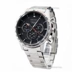 セイコー SEIKO 腕時計 クオーツ クロノグラフ 100M防水 ブラック文字盤 SSB355P1 メンズ [逆輸入品]