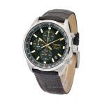 セイコー SEIKO 腕時計 クオーツ 海外モデル クロノグラフ グリーン文字盤 SSB385P1 メンズ［逆輸入品］