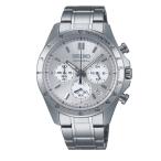 セイコー SEIKO 腕時計 スピリット クロノグラフ クオーツ メンズ シルバー SBTR009