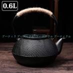 南部鉄器 伝統工芸品 鉄瓶 鉄急須 きゅうす 茶こし付き ホーロー加工 鉄 茶葉 在宅 おうち時間 IH調理 直火 600ml（6）