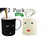 マジックモーニングマグ ホット＆コールド感熱マグカップ 2セット コーヒー ティー　Magic Morning Mug