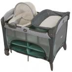 グレコ　パックンプレイヤード ポータブル・ベビーベッド デラックスマナー　Graco Pack 'N Play Playard with Newborn Napperstation DLX, Manor 1893822