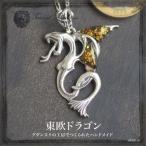 Yahoo! Yahoo!ショッピング(ヤフー ショッピング)天然琥珀ペンダント　メンズネックレス　送料無料　シルバー925　オニキス　天然石　パワーストーン　お守り　魔よけ　プレゼント　ドラゴン　tr1035