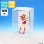  акрил кейс стекло цвет W100mm H150mm D100mm[ подставка нет ] задняя сторона белый цвет кейс для коллекции фигурка кейс шерстяной войлок экспонирование кейс 