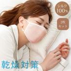 2枚セット シルクマスク 寝る時 マスク 寝るときマスク シルク 洗えるマスク 洗える 繰り返し 就寝用 潤いシルクのおやすみマスク 爆買