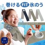 2個セット 氷嚢 ゴルフ スポーツ 結露 しない 首 暑さ対策グッズ 屋外 室内 節電 対策 冷やす グッズ 首元 氷 巻けるFit氷のう ふつうサイズ