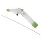 富士商 掃除用 ペットボトル専用 スプレーノズル 加圧式 手動ポンプ式 パステルグリーン ジェット噴射 ミスト噴射 切り替え可能 F6550-m 1個入