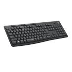 ロジクール ワイヤレスキーボード K295GP 静音 耐水 キーボード 無線 Unifying K295 windows chrome グラファイト 国内品