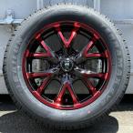 在庫処分価格!! ハイエース 200系 レジアスエース 新品 17インチ タイヤホイール4本セット SAILUN 215/60R17 ブラックレター 深リム レッド