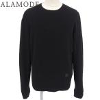 ショッピングダミエ LOUIS VUITTON(ルイ・ヴィトン) ダミエ ニット トップス  セーター L コットン ウール ブラック黒 40802140105【アラモード】