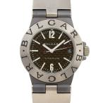 ブルガリ ディアゴノ TI32TA TI/ラバー クオーツ 腕時計 ブラック ブラック メンズ 40802144906【中古】【アラモード】