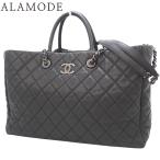 CHANEL(シャネル) マトラッセ ココマーク 2WAYバッグ ハンドバッグ ショルダー キャビアスキン ブラック黒 40802155963【アラモード】