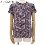 ショッピングMIUMIU MIUMIU(ミュウミュウ) 小花柄 ブラウス シャツ 2017年 トップス アパレル 38 レーヨン ネイビー紺 ピンク 40802158518【アラモード】