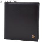 CARTIER(カルティエ) パシャ 二つ折り財布 コンパクトウォレット カーフ ブラック黒 ゴールド金具 レディース 40802160032【アラモード】