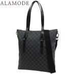 ショッピングVUITTON LOUIS VUITTON(ルイ・ヴィトン) ダミエ・グラフィット スカイライン トートバッグ ブラック グレー N41456 40802162935【アラモード】