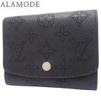 ショッピングVUITTON LOUIS VUITTON(ルイ・ヴィトン) マヒナ ポルトフォイユ・イリス コンパクト レザー ノワール ブラック黒 M62540 40802163496【アラモード】