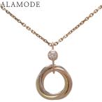 【2023年保証書付】CARTIER(カルティエ) トリニティ ネックレス ダイヤモンド B7223500 K18YG K18PG K18WG 1PD 40802166917【アラモード】