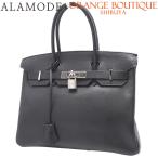 ショッピングバーキン HERMES(エルメス) バーキン30 ブラック黒 ヴォーエプソン シルバー金具 □K刻印 ハンドバッグ トートバッグ 40802172298【アラモード】