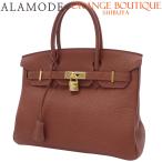 ショッピングバーキン HERMES(エルメス) バーキン30 シェンヌ ブラウン茶 トゴ ゴールド金具 N刻印 ハンドバッグ トートバッグ 40802172300【アラモード】