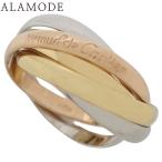 CARTIER(カルティエ) les must de Cartier トリニティリング ゴールド K18YG WG PG 8.3g 指輪 5連 五連 10(50)号 4080217259【アラモード】