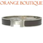 HERMES( Hermes ) клик HH metal браслет gray silver серебряный мужской 40802206310[ б/у ][ a la mode ]