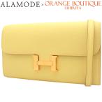 エルメス コンスタンス ロング トゥーゴー ジョーヌプッサン イエロー エプソン GP金具 Z刻 ロングウォレット 40803002948【アラモード】