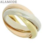 CARTIER(カルティエ) トリニティ リング MM K18 ゴールド YG PG K18 ホワイトゴールド WG 10(50)号 ゴールド金 41100070851【アラモード】