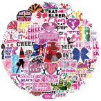  Cheer девушка Cheery da- отвечающий .. отвечающий .. спорт отвечающий . Cheer man чирлидинг наклейка стикер 50 листов H